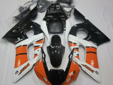 Gloss Orange and Black 98-02 R6 Fairings