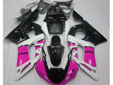 Gloss Pink and Black 98-02 R6 Fairings