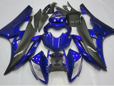 Metallic Blue & Black 06-07 R6 Fairings